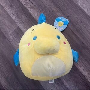 Yellow and Blue Fish Plush Toy